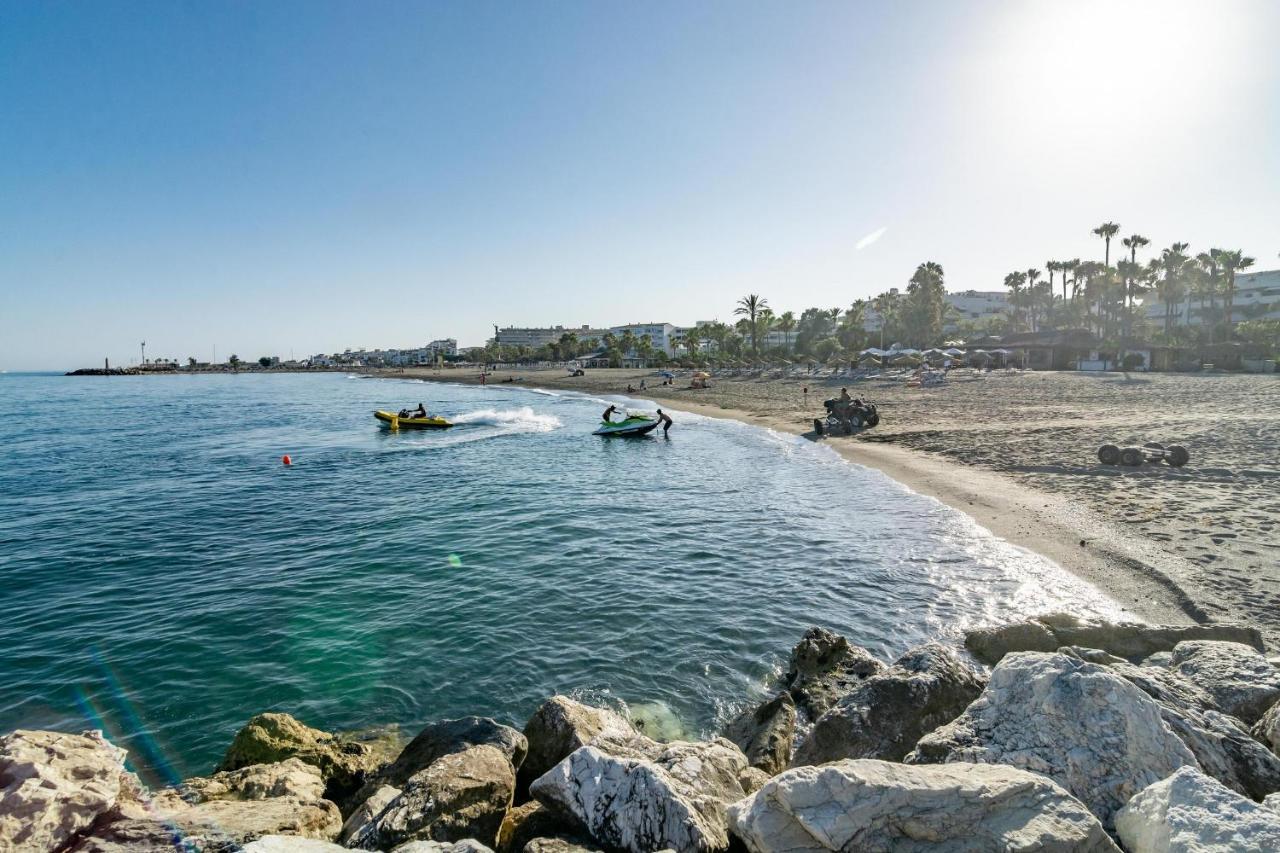 Pr45- Beach Front Apartment Puerto Banus Marbella Esterno foto